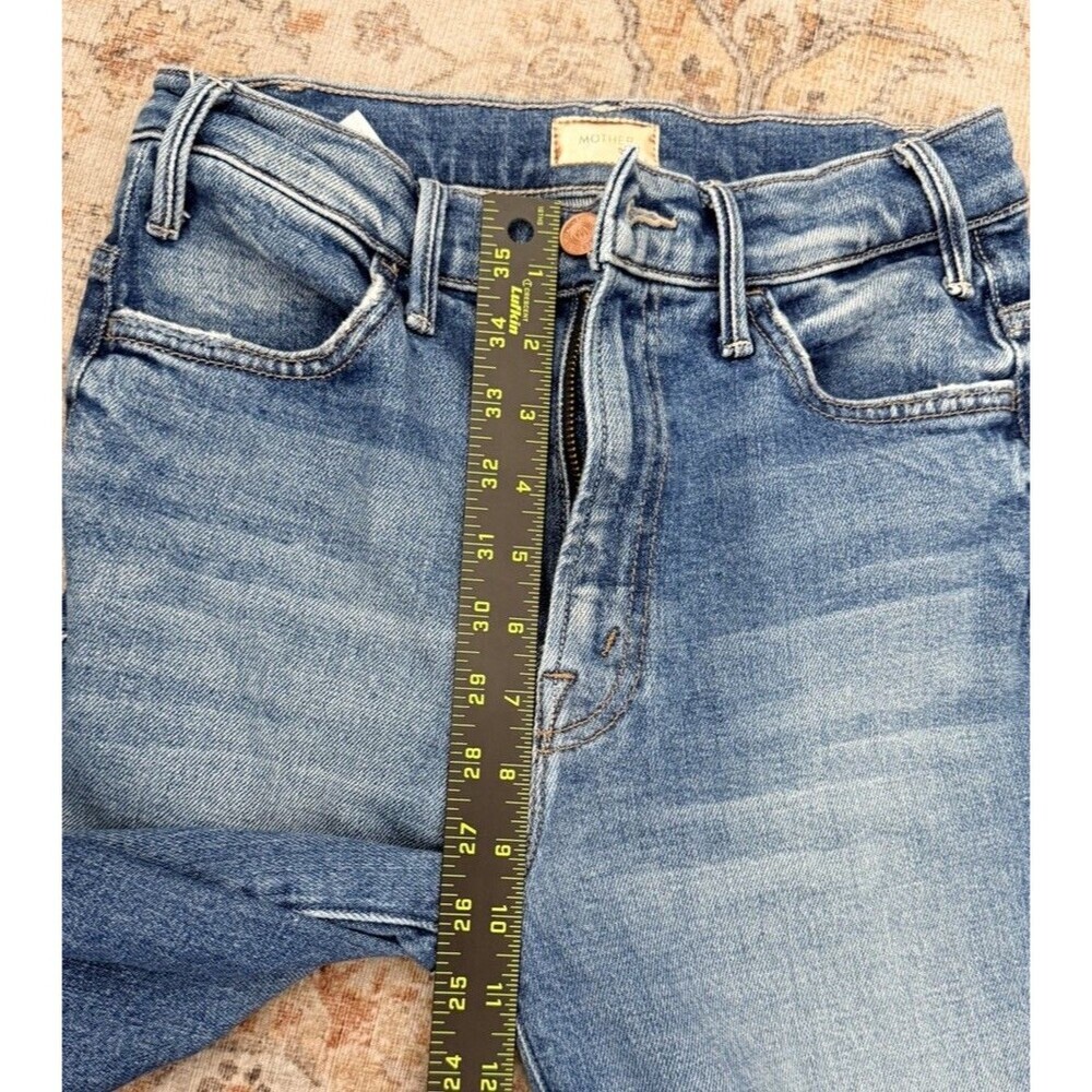 Mother The Hustler Roller High On The Hog Wide Leg Denim Jeans Size 25 - Picture 8 of 10